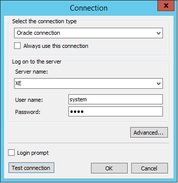 Oracle connection second plugin