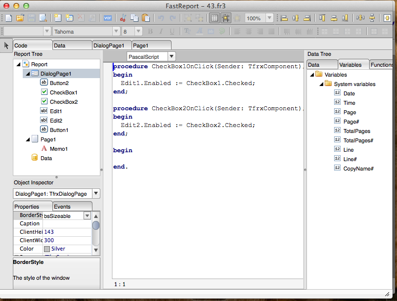 FastReport FMX Screenshot