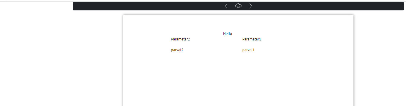 preview parameters