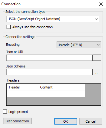 json Connector