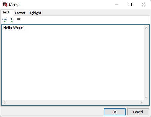 Hello Report Example Report “Hello, World!” report example | FastReport VCL