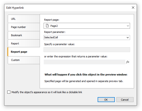 Example 3. Interactive "Matrix" object | FastReport Desktop