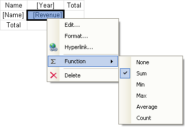 Configuring cells | FastReport Desktop