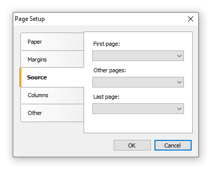 Page properties | FastReport Desktop