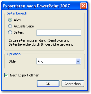 ExportToPowerPoint2007