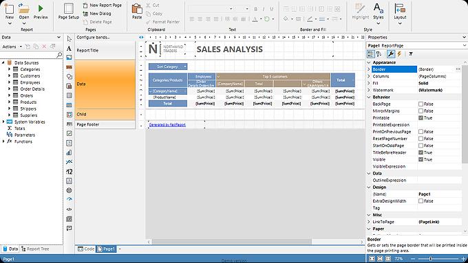 Reporting tools in C#