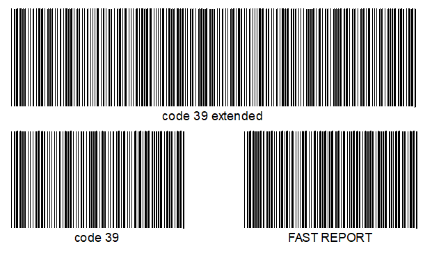 Code 39 Extended example