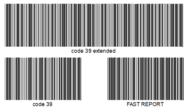 可视化报告生成器FastReport VCL功能指南：如何使用Delphi / Lazarus创建CODE 39和CODE 39扩展条形码