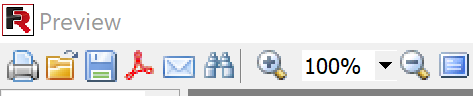 Save to PDF button in Preview