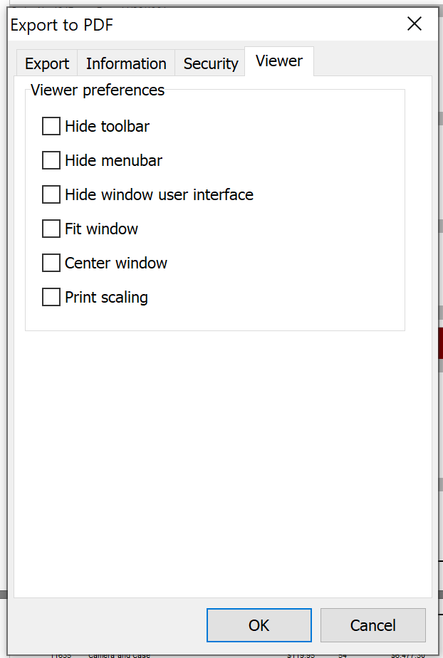 Settings of Delphi PDF on preview open