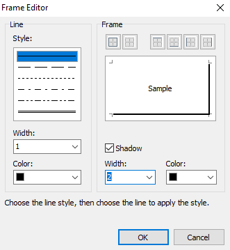 Frame editor