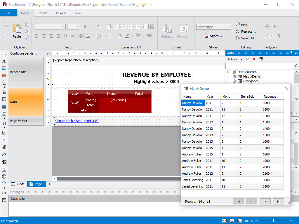 Reporting and documents creation library for .NET 8 - Fast Reports